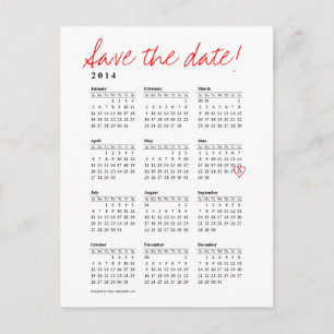 Anuncios Calendario 2014 Guardar la postal de fecha