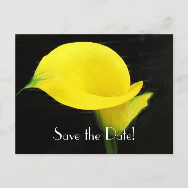 Anuncios Calla Lily salva la postal de fecha (Anverso)