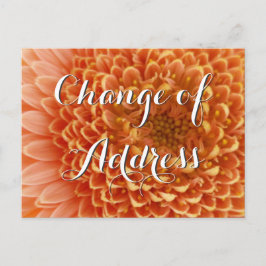 Anuncios Cambio de postal de dirección con fotografía de fl