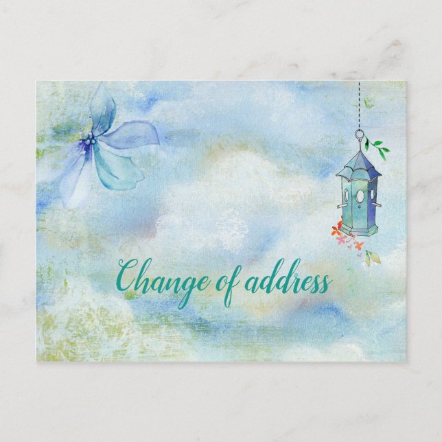 Anuncios Cambio de postal de la casa del pájaro de la (Anverso)