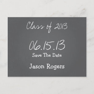 Anuncios Chalkboard Guardar la postal de fecha