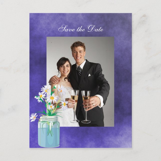 Anuncios Daisies de verano guarden la postal de la fecha (Anverso)