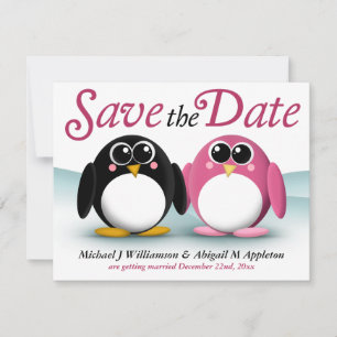 Anuncios de Ahorro de la Fecha de Pingüinos Adorab