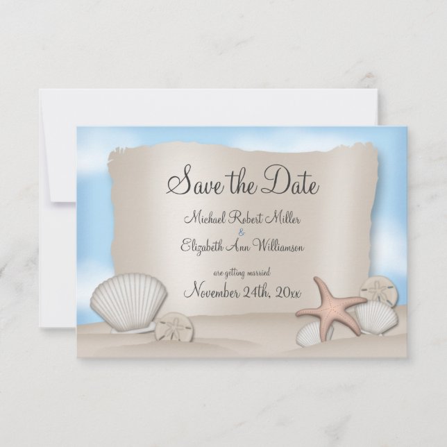 Anuncios de Anuncio de Boda en la Playa (Anverso)