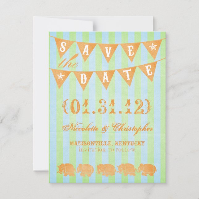 Anuncios de Bailey para Guardar la Fecha (Anverso)