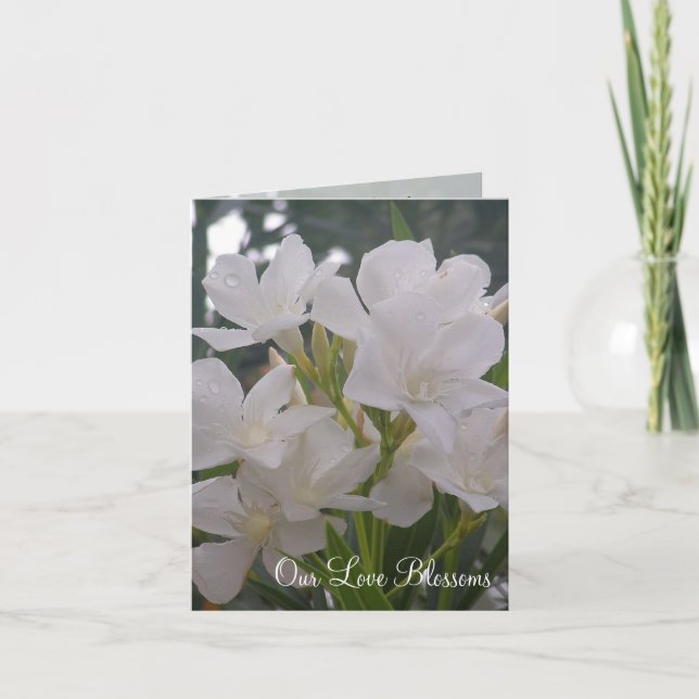Anuncios de Boda Our Love Blossoms (Anverso)