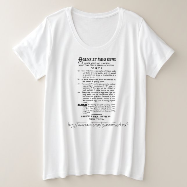 "Anuncios de café de época" (Anverso del diseño)