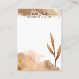 Anuncios de collares marrones Tarjeta de visualiza