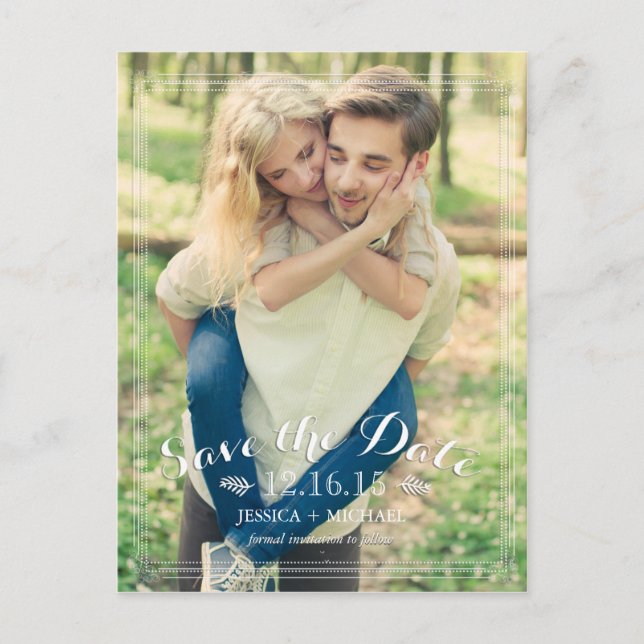 Anuncios de Fancy Frame para guardar la fecha (Anverso)