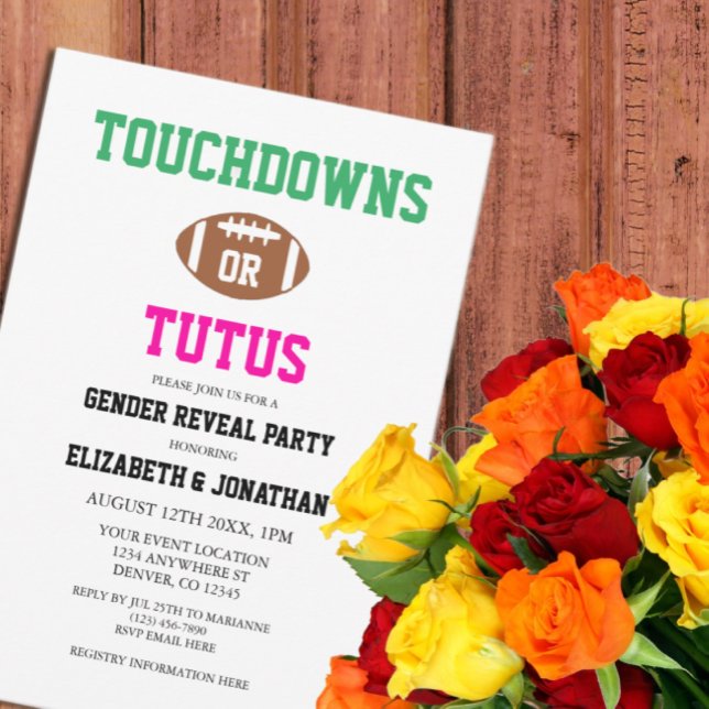 Anuncios de género Touchdowns o Tutus (Subido por el creador)