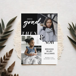 Anuncios de Graduación - Ahora y Entonces 2 Fotos