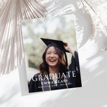 Anuncios de Graduación con Fotos Modernas