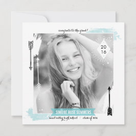 Anuncios de graduación de foto de Moda Boho