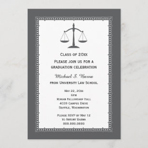Anuncios de graduación de la Facultad de Derecho