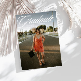 Anuncios de graduación minimalistas de 4 fotos