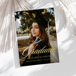 Anuncios de graduación minimalistas de 4 fotos