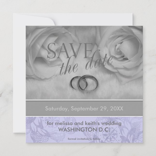 Anuncios de Guardar la Fecha (Anverso)