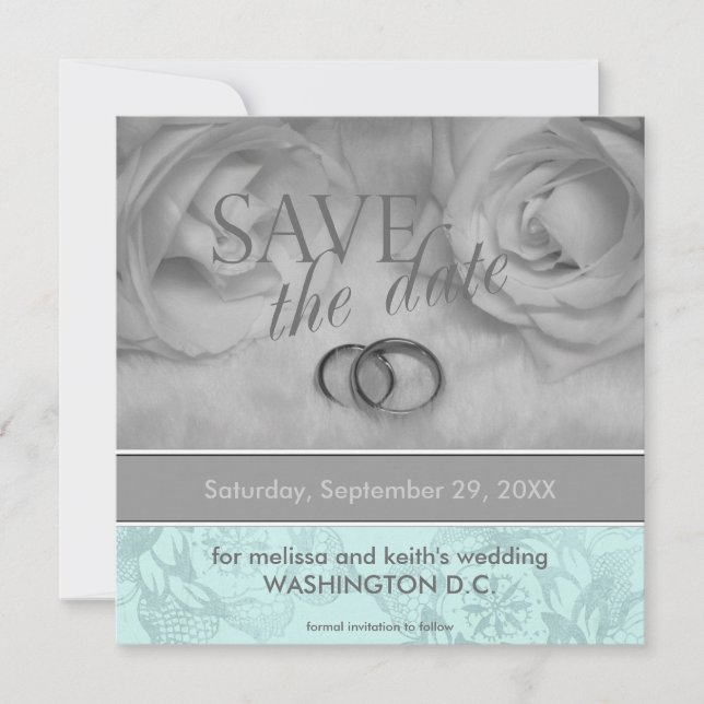 Anuncios de guardar la fecha (Anverso)