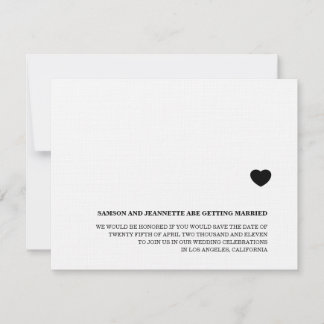 Anuncios de Heart Save the Date