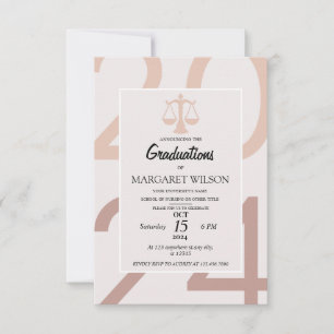 Anuncios de inicio de tipografía abogado Grad