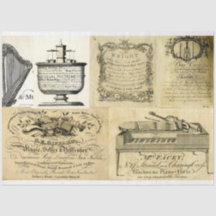 Anuncios de instrumentos musicales papel descatalo