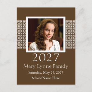 Anuncios de la fiesta de graduación con fotos de 2
