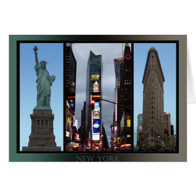 Anuncios de la tarjeta New York Souvenir Card (Anverso (Horizontal))