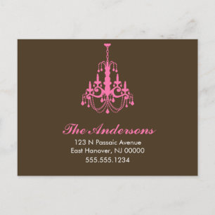 Anuncios de movimiento de candelabro rosa