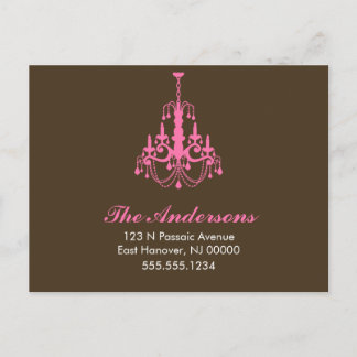 Anuncios de movimiento de candelabro rosa