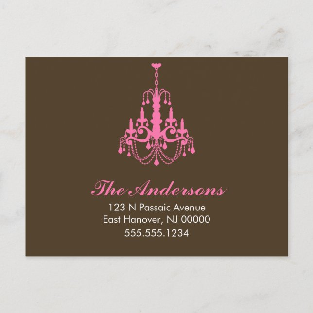 Anuncios de movimiento de candelabro rosa (Anverso)