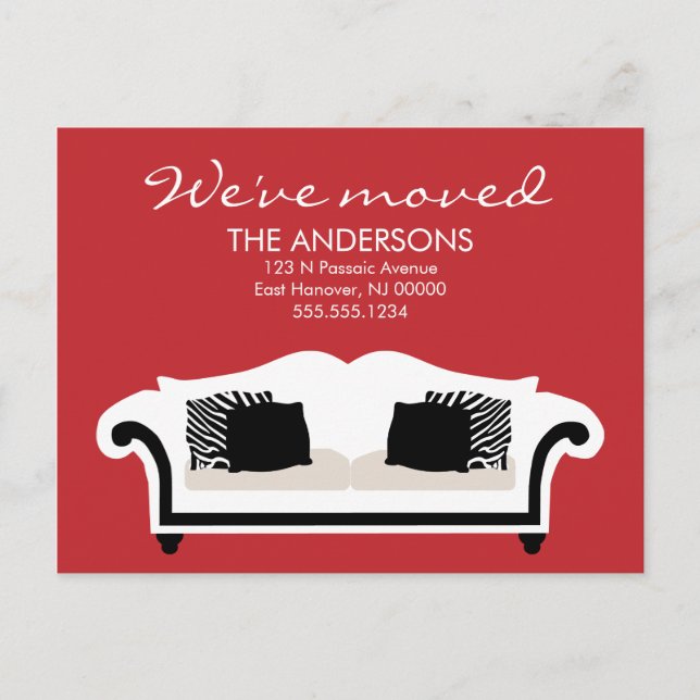 Anuncios de Mudanzas de Decoración Moderna (Anverso)