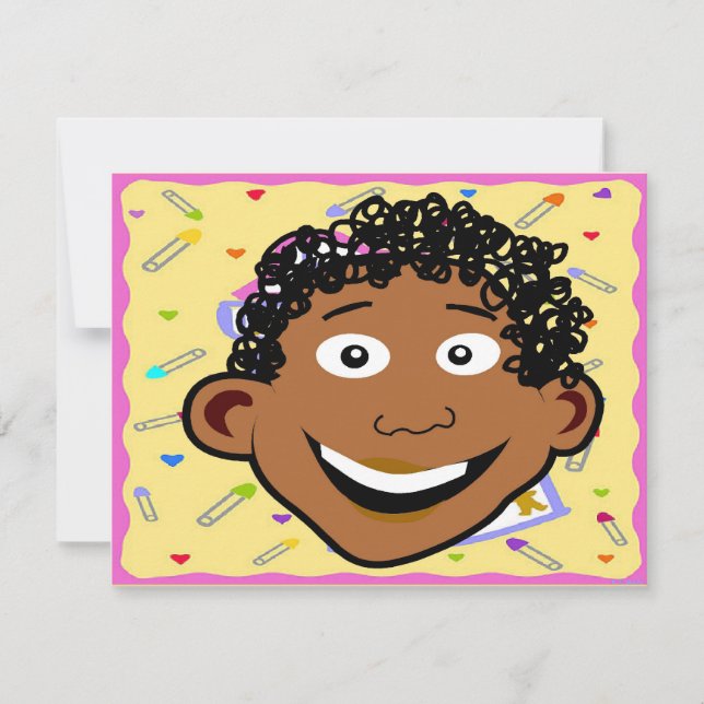 Anuncios de nacimiento de bebé, añadir texto de ed (Anverso)