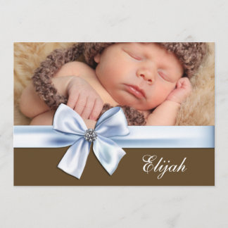Anuncios de nacimiento de bebé niño con fotos en a