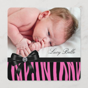 Anuncios de nacimiento de cebra rosa