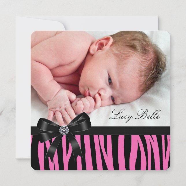 Anuncios de nacimiento de cebra rosa