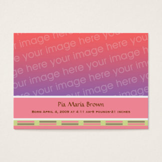 Anuncios de nacimiento de foto bebé