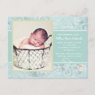 Anuncios de nacimiento de William Renee
