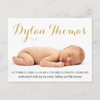 Anuncios de nacimiento personalizados con fotos de