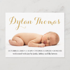 Anuncios de nacimiento personalizados con fotos de