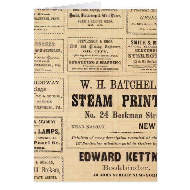 Anuncios de petróleo (Frente)