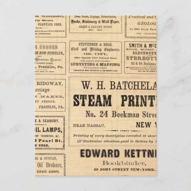 Anuncios de petróleo (Anverso)