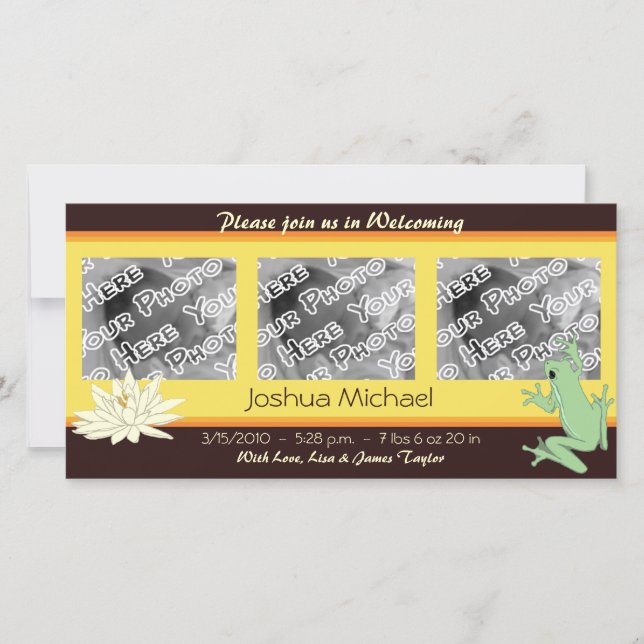 Anuncios de Rana Dorada y Nacimiento Lotus (Anverso)