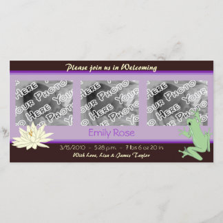 Anuncios de rana Lavender y nacimiento de Lotus