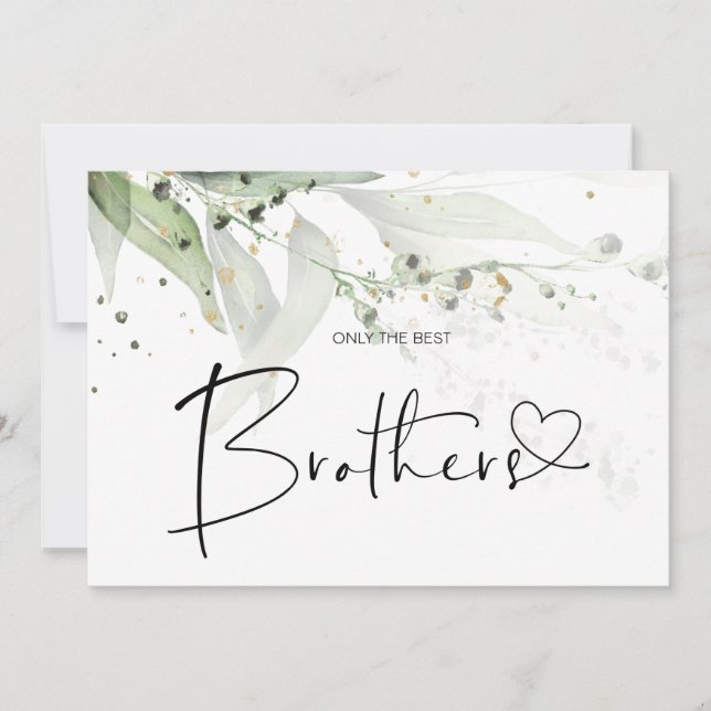 Anuncios de Revelación de Embarazo Hermano Nuevo B (Anverso)