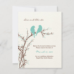 Anuncios de Save the Date de Dos Palomas {mod}