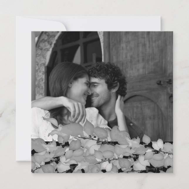 Anuncios de tarjeta de foto para guardar la fecha (Anverso)