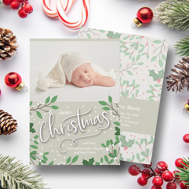 Anuncios del nacimiento de la foto de navidad de F (Subido por el creador)