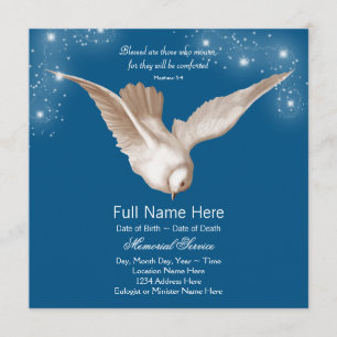 Anuncios del Servicio Memorial Blue Dove