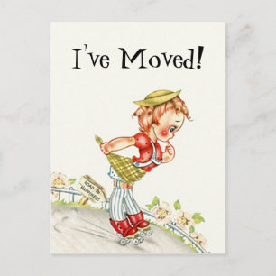 Anuncios El camino de la felicidad de la postal antigua que