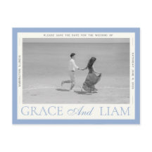 Elegancia de borde moderna Foto Guardar postal fec